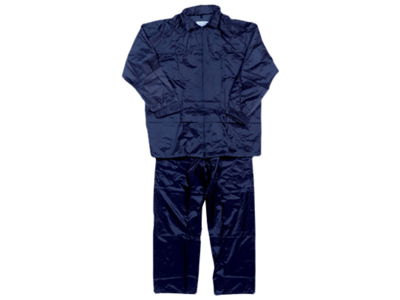 Regnsæt nylon PVC navy 40-54 3XL